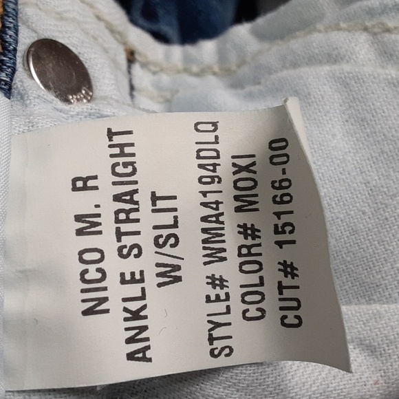 Hudson Nico Ankle Straight Leg  Cropped Jeans - Picture 14 of 14